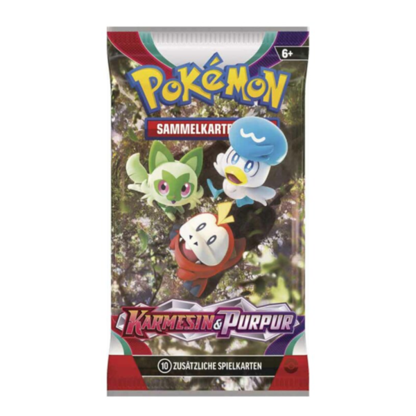 Pokemon Karten Booster Pack Karmesin & Purpur DE